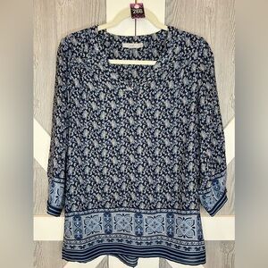 266. DALIA Print Blouse M